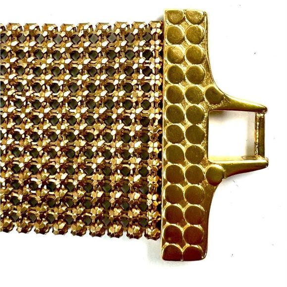 Swarovski Crystal Mesh Wide Bracelet - Picture 10 of 12